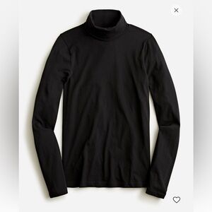J. Crew Black Tissue Turtleneck Sweater